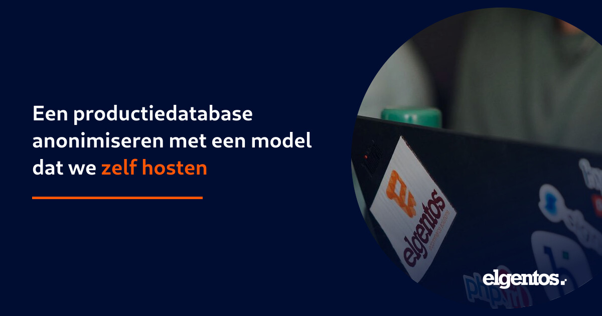 Een productiedatabase anonimiseren met een model dat we zelf hosten