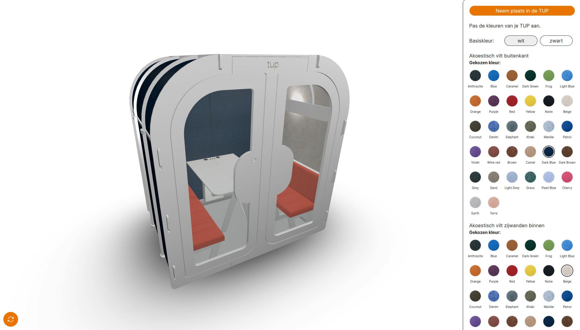Een 3D configurator voor TUP